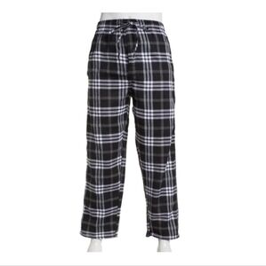Architect Rolled Plaid Flannel Pajama Pants - Black/White/Gray NWT. 3 Sz Choices